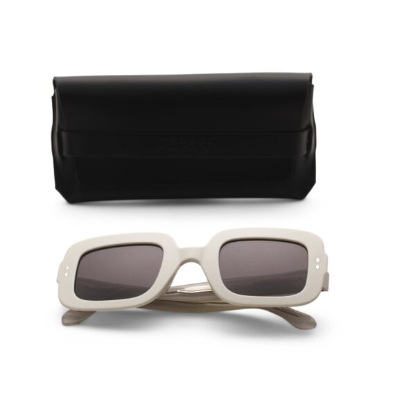 ISABEL MARANT Ivory/Grey 49mm Square Sunglasses - Picture 1 of 2